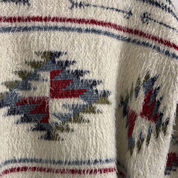 Wrangler Retro Aztec Cozy Sweater Boho - Picture 5 of 6